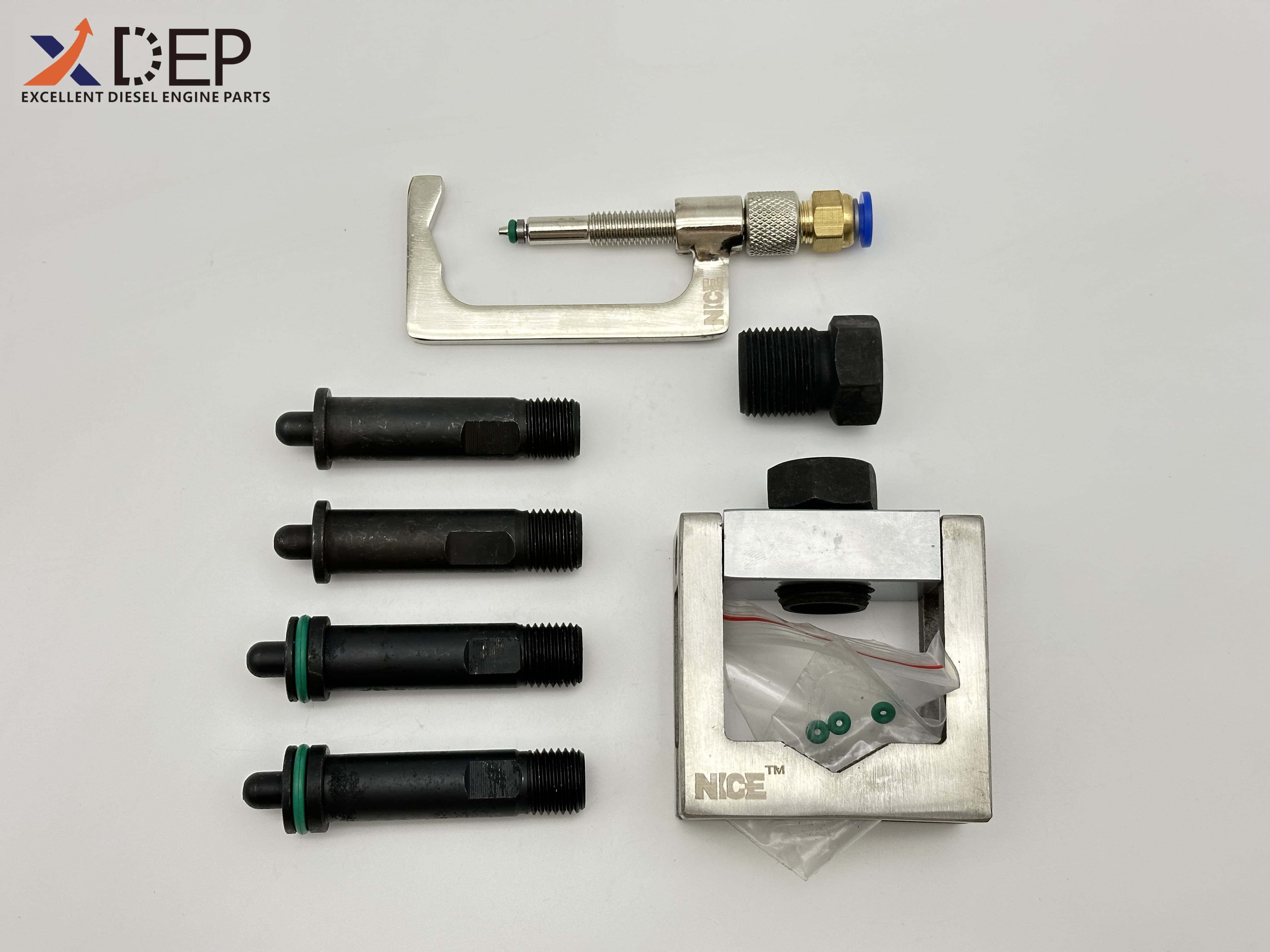 Xdep Wd01 Common Rail Fuel Injector Repair Kit Wd01 Include Multipurpose Gripper Calibration Oil Pump Fixture Return Pipe Clamp Ect