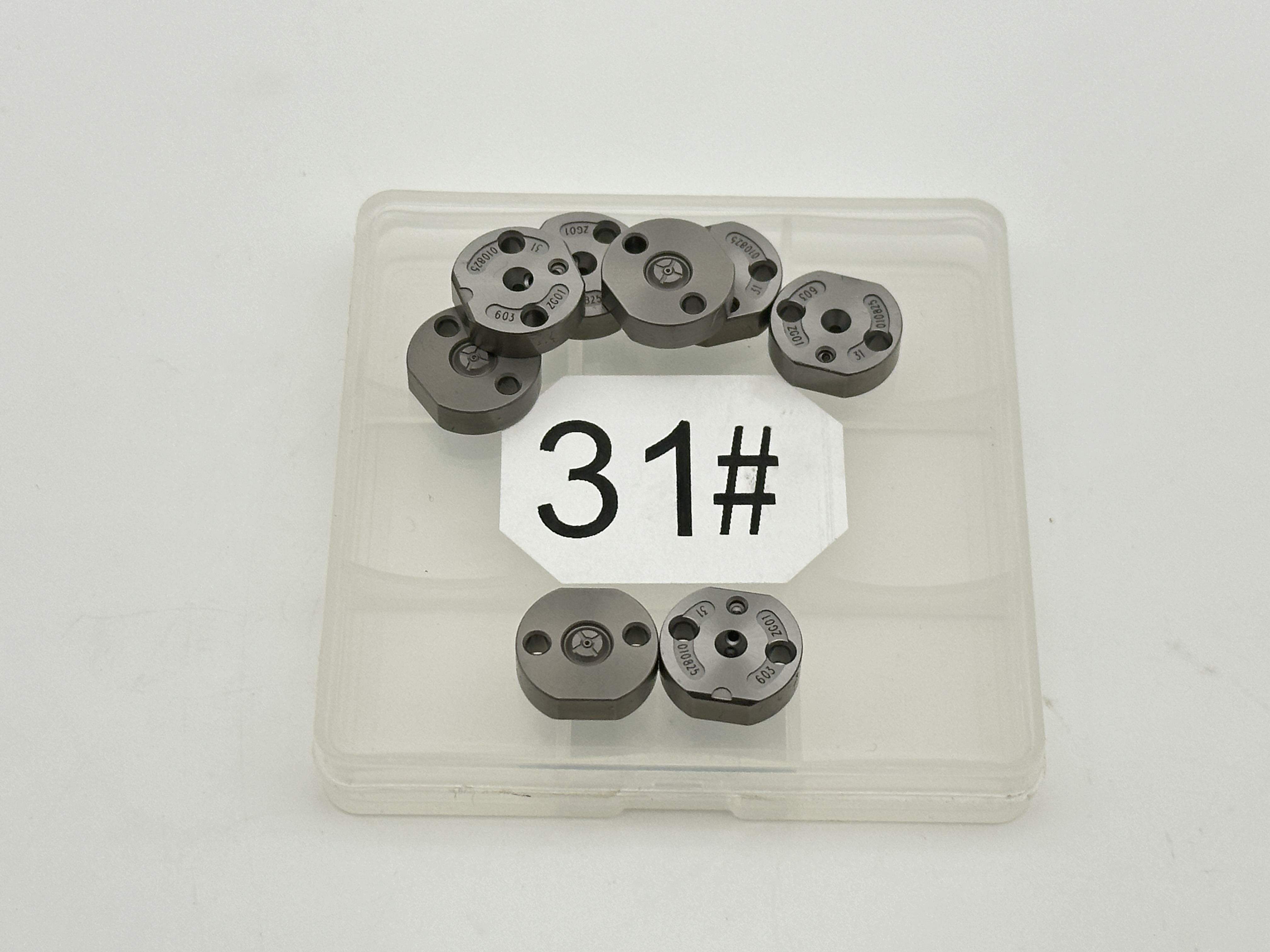 Xdep Diesel Engine Parts Injector Orifice Control Valve Plate 31# for Injector 095000-6222/6223/6691 Ect