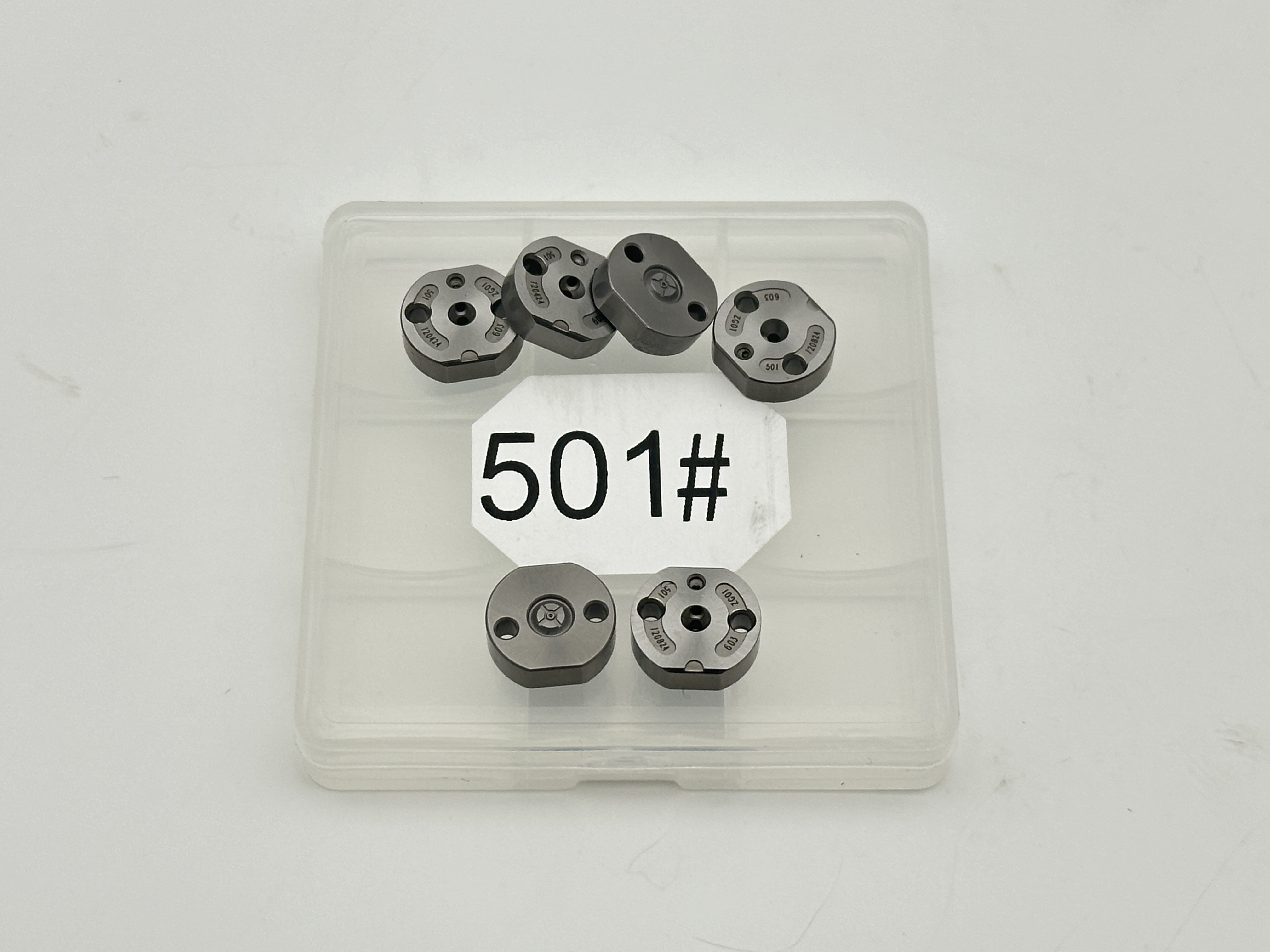 Xdep Control Valve Plate 501# Common Rail Injector Valve Orifice Plate Is Used for Injector Common Rail Parts